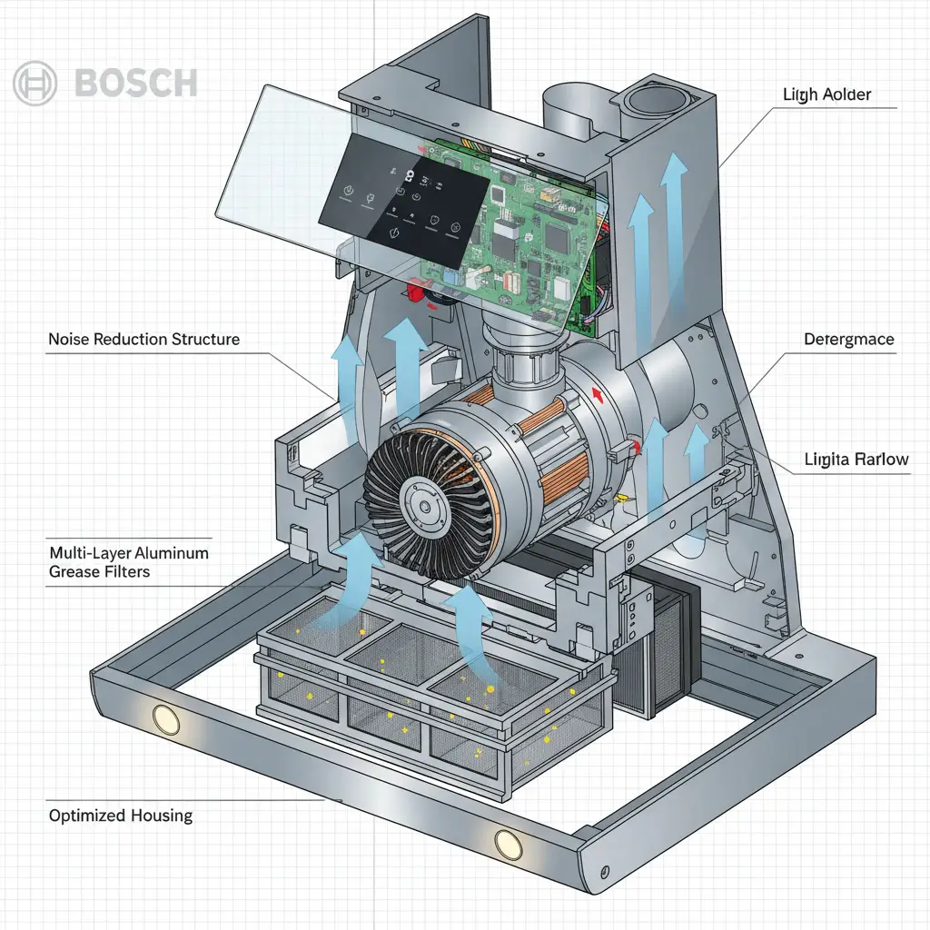 مخطط مكونات شفاط بوش الداخلية