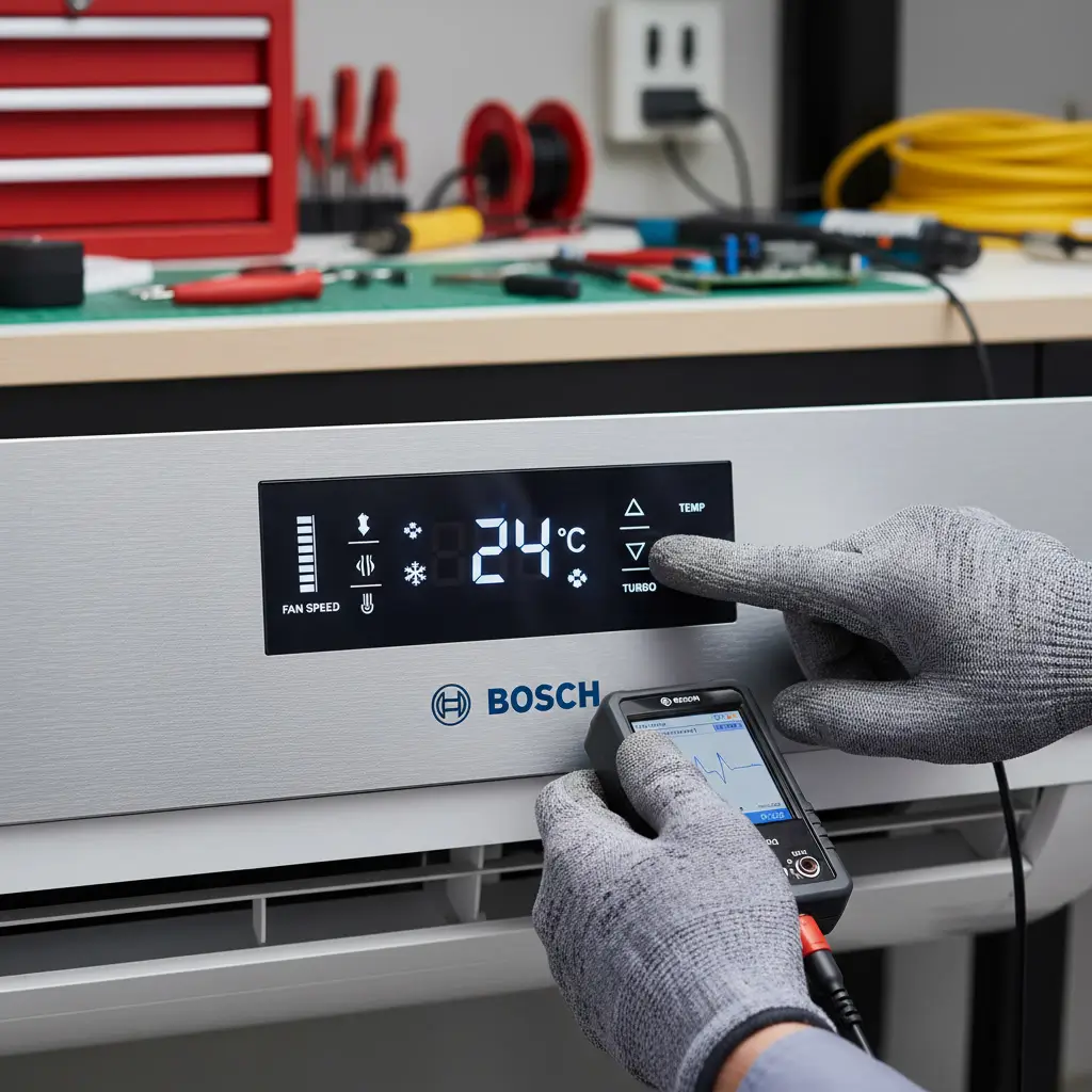 شاشة تكييف بوش تعرض كود عطل