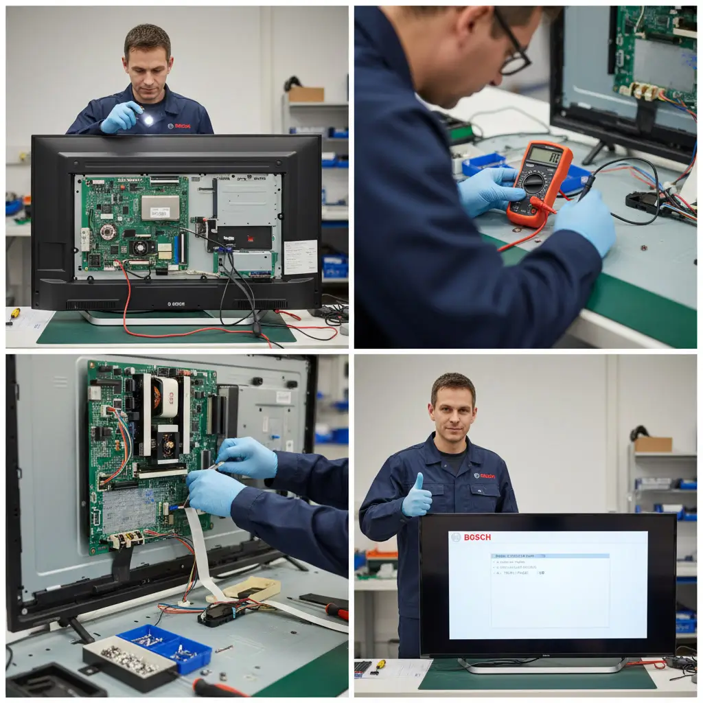 خطوات صيانة شاشة بوش المعتمدة بقطع غيار أصلية