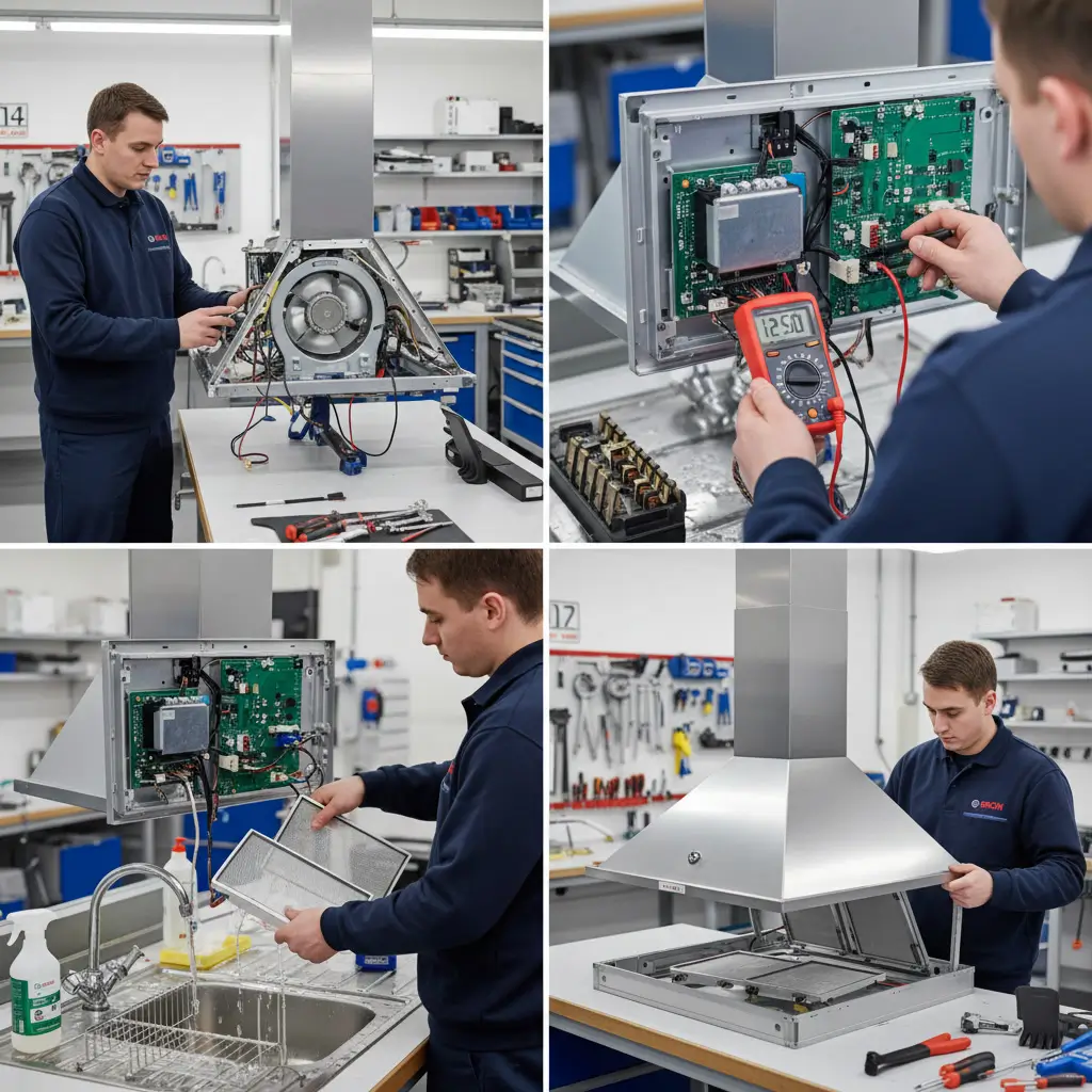 خطوات صيانة شفاط بوش بقطع غيار أصلية